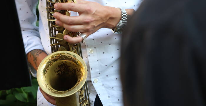 Die Saxophone wurden bis zum Letzten gefordert.