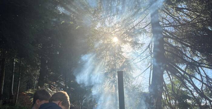 Feuern mit Feuerstein
