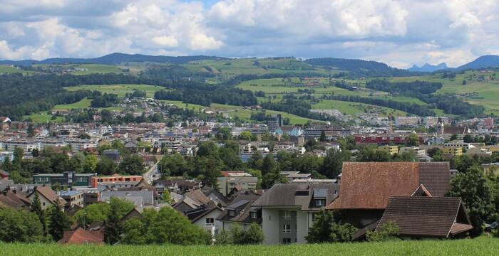 Blick über Baar: Wie sich Natur und Landschaft im Kanton Zug entwickeln werden, hängt massgeblich von den am 4. Oktober in Regierungs- und Kantonsrat gewählten Politiker:innen ab.
